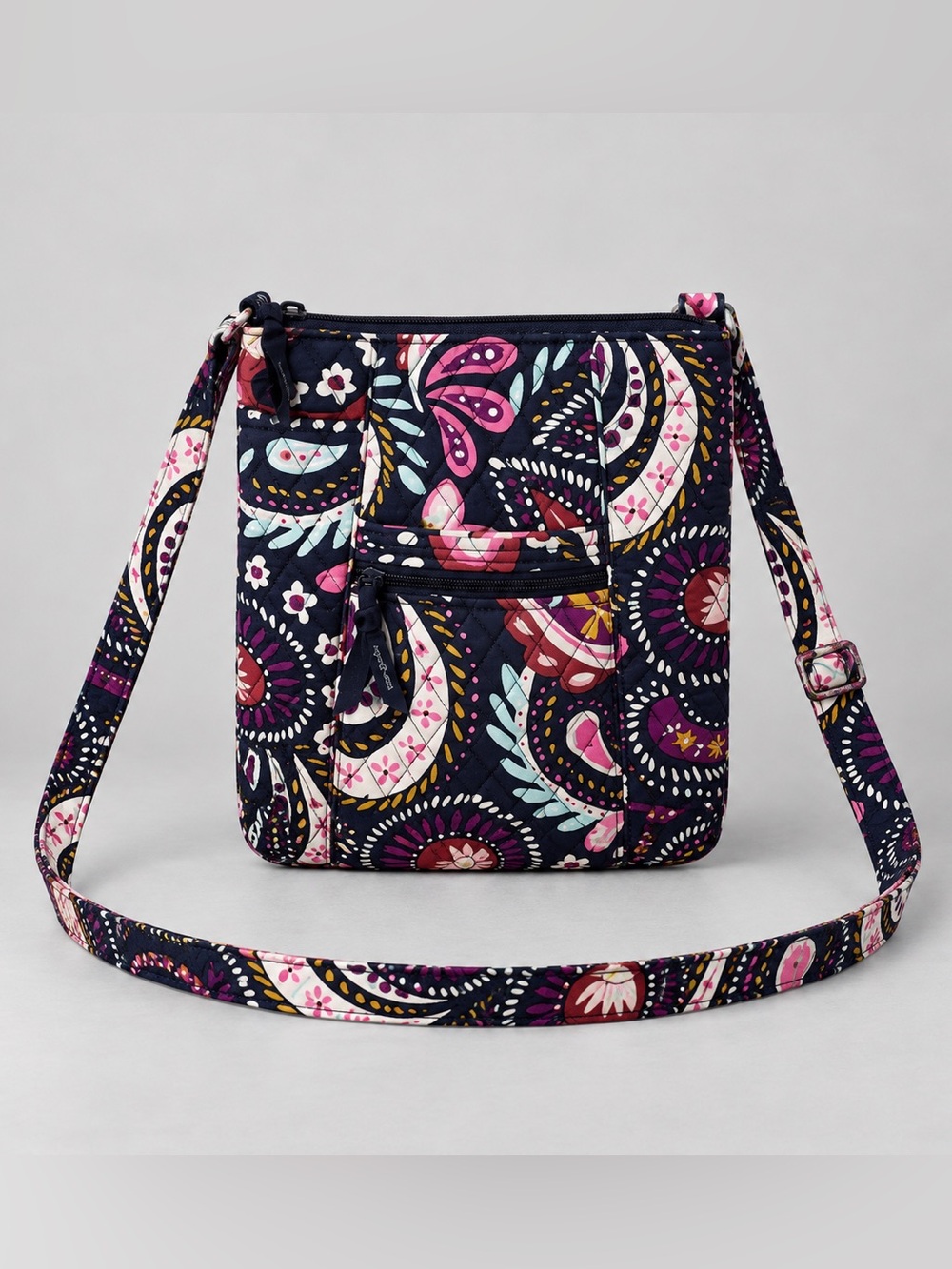 Vera Bradley Painted Paisley Hipster Crossbody Purse Handbag Bohemian Whimsigoth